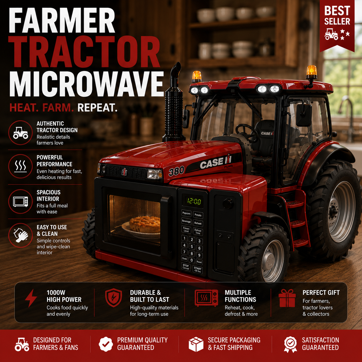 The tractor microwave